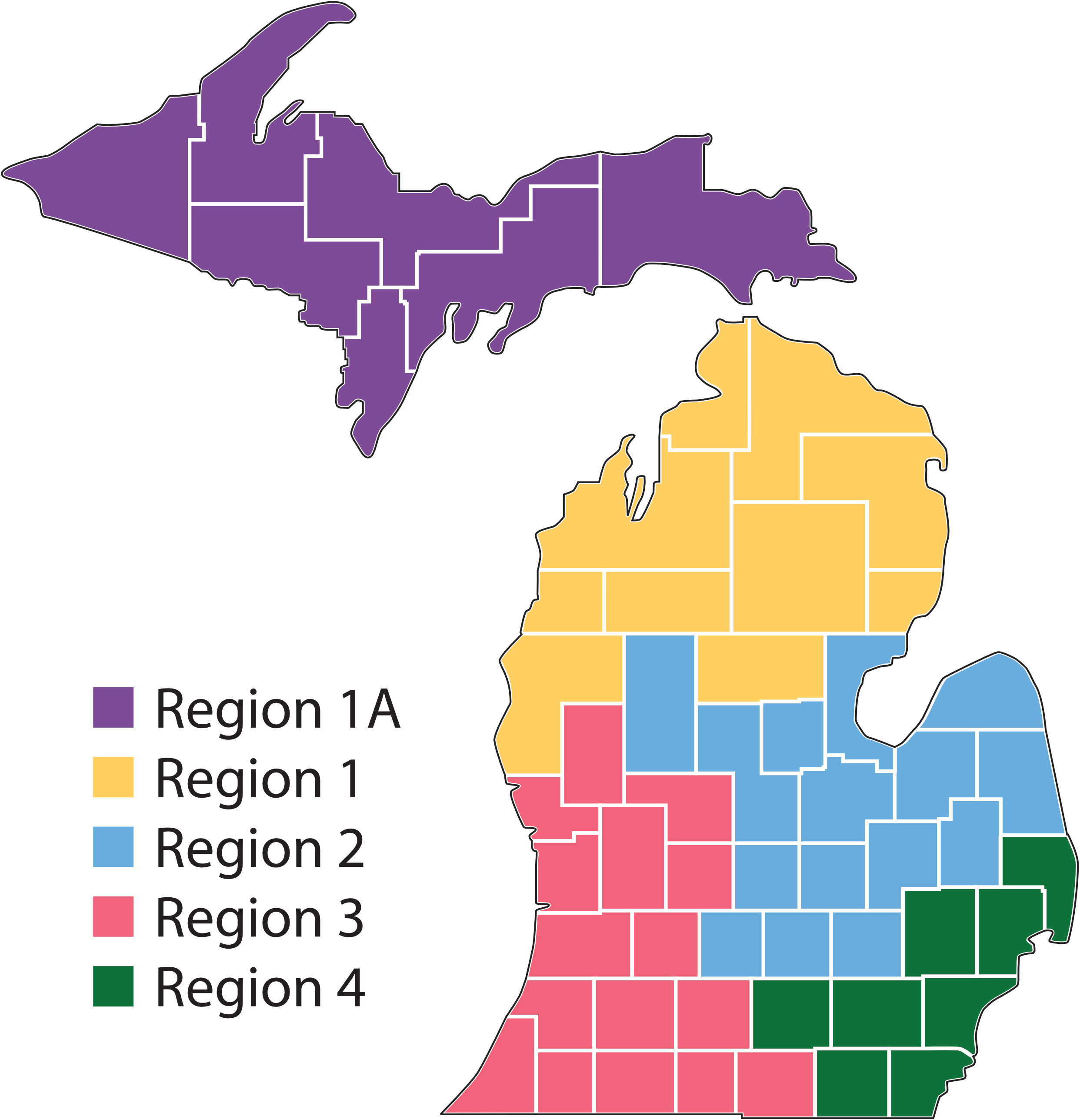 regions map