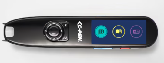 black reading pen with buttons