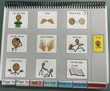 9 icons on page with gray background