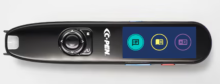 black reading pen with buttons